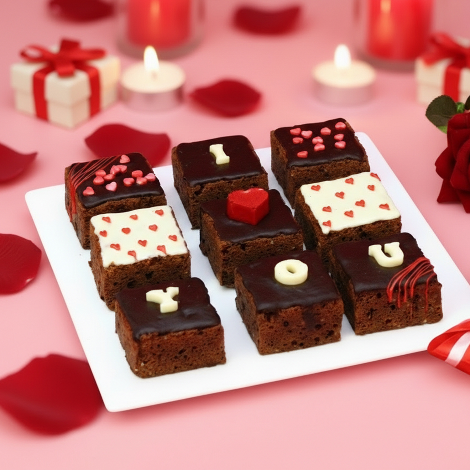 Love Bites Chocolate Brownie Box 9pc